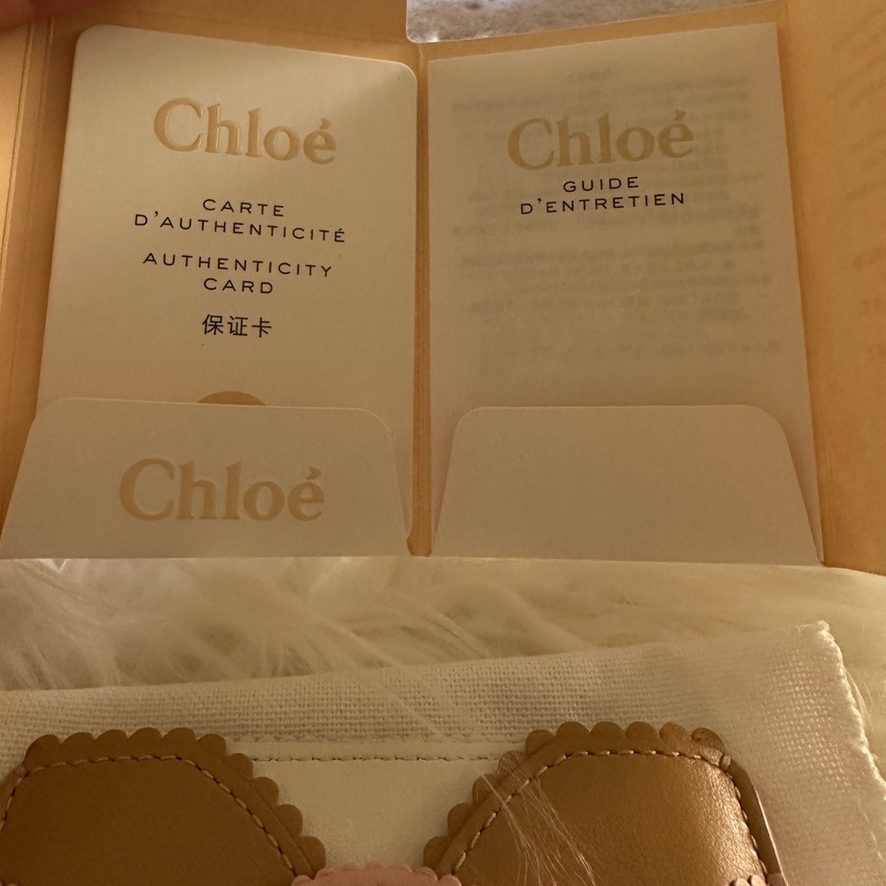CHLOÉ Colorblock Leather Card Case - Picture 5 of 6